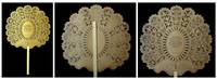 Truly Victorian - Lace Paper Hand Fan Promotes Clothing Store