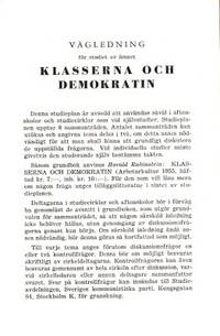 Vägledning för studiet av ämnet klasserna och…