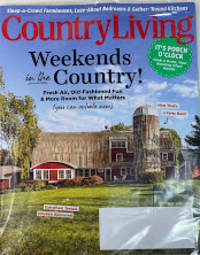 cover of Country Living Magazine May/June 2022 Weekends In The Country
