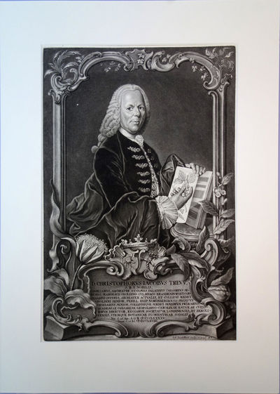 Mezzotint portrait by Johann Jacob Haid