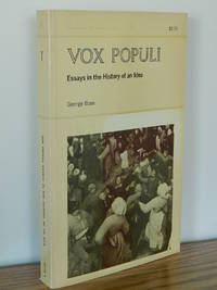 Vox Populi. Essays in the History of an Idea