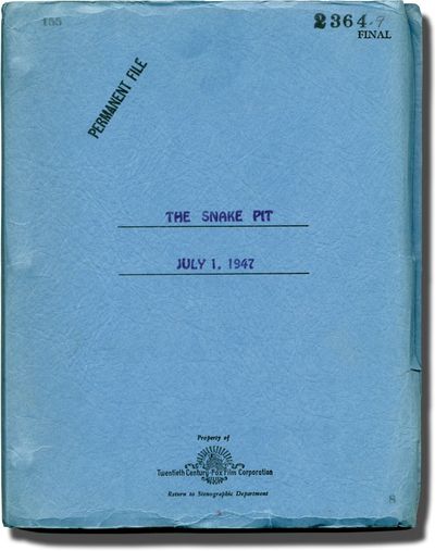 The Snake Pit (Original screenplay for the 1948 film)