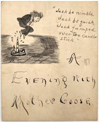 An Evening with Mother Goose" -- Handmade Program by a Child