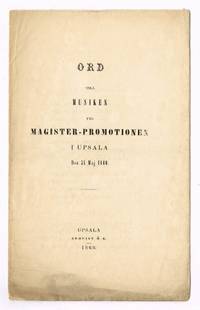 Ord till musiken vid magister-promotionen i…