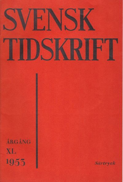 Stalinism och historieskrivning. Särtryck ur…