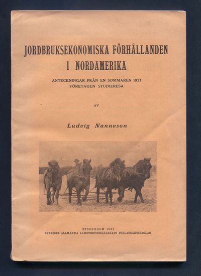 Jordbruksekonomiska förhållanden i Nordamerika.…