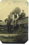Civil War Heavy Artillery Rodman Cannon Tintype Photograph, circa 1860s