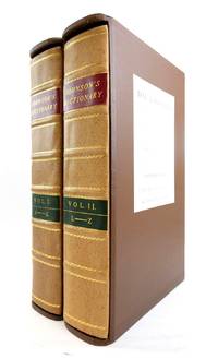 A DICTIONARY OF THE ENGLISH LANGUAGE (2 VOLUMES) by Johnson, Samuel - 2006