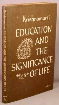 cover of Education and the Significance of Life.