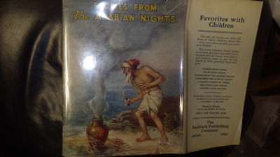 洋書 Stories from the Arabian Nights STORIES FROM THE ARABIAN NIGHTS, 1924, ALADDIN with BEARDED