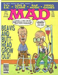 MAD Magazine, No. 336, June 1995, In This Issue We Burn: TV&#039;s E.R., Lois &amp; Clark by E.C. Publications - 1995