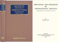 Immunities and Privileges of International Officials