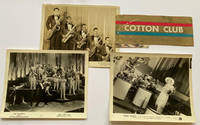 Three Promotional Photographs and Signed Menu from The Cotton Club
