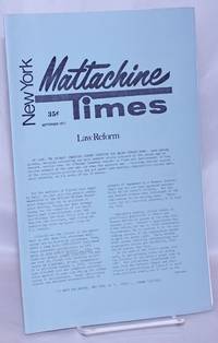 New York Mattachine Times: September 1971: Law Reform by Chine, Matt A., editor, Bill Scott, Marc Williams, et al - 1971