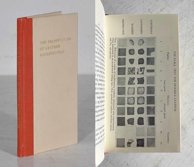 The preservation of leather bookbindings.