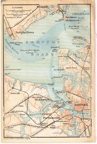 Baedeker Map of Hampton Roads