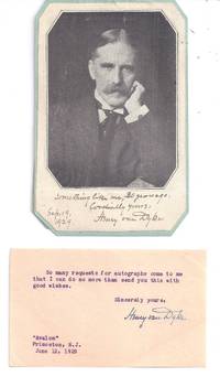 cover of TYPED LETTER SIGNED (TLS) with SIGNED PHOTOGRAPHIC REPRODUCTION