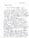 Jasper Johns. Archive of Three Autographs Letters, Two Signed, with reference to his works