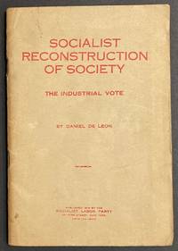 cover of Socialist reconstruction of society: the industrial vote