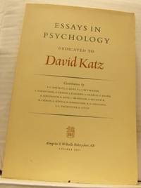 Essays in Psychology Dedicated to David Katz.