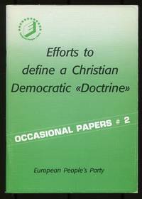 Efforts to Define a Christian Democratic "Doctrine" (Occasional Papers #2)