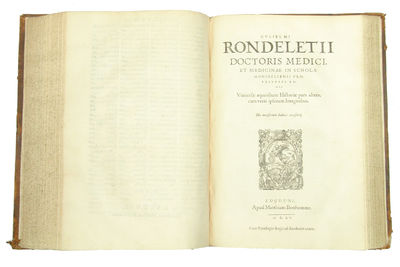 Libri de Piscibus Marinis, in quibus Piscium expressæ sunt. Quæ in tota Piscium historia contineantur, indicat Elenchus pagina nona et decima. Postremò accesserunt Indices necessarij. + Vniuersæ aquatilium Historiæ pars altera, cum veris ipsorum Imagi... (photo 7)