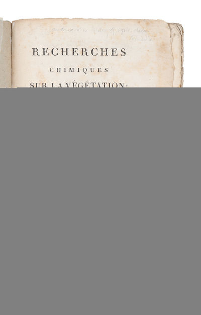 Recherches chimiques sur la Végétation;