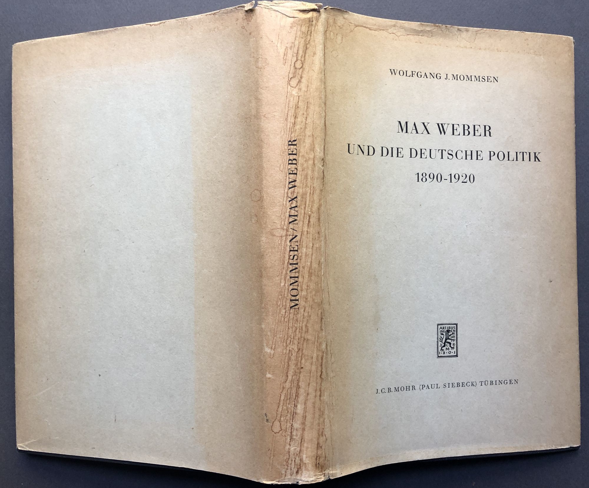 Max Wefer Max Weber Et Mommsen – Wolfgang Mommsen – TVHG