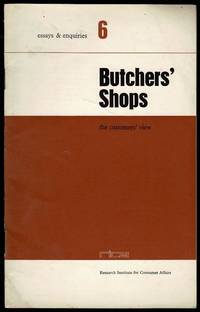 image of Butchers' Shops: The Customers' View (Essays & Enquiries 6)