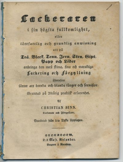 Lackeraren i sin högsta fullkomlighet, eller…
