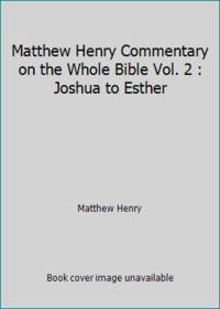 Joshua to Esther