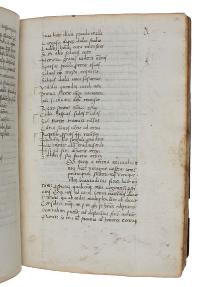 (De Consolatione Philosophiae / Consolation Philosophiae i.e. The Consolation of Philosophy). Original handwritten Medieval manuscript on paper.  - [15TH CENTURY MANUSCRIPT COPY OF THE KEY WORK OF MEDIEVAL PHILOSOPHY] (photo 3)