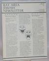 Bay Area Jewish Newsletter January 1984; What Price Value
