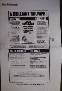 image of One Flew Over the Cuckoo's Nest Pressbook 1975 Jack Nicholson, Louise Fletcher