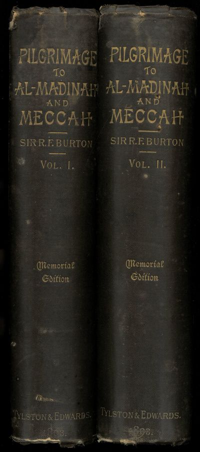 Personal narrative of a pilgrimage to Al-Madinah & Meccah. By Captain Sir (...). Edited by his wife, Isabel Burton. Memorial edition. In two volumes. I-II. (photo 2)