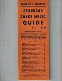 Musician's Handbook Standard Dance Music Guide; "Musical Comedy Edition"