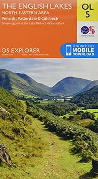 The English Lakes: North-Eastern Area Map | Penrith, Patterdale & Caldbeck | Ordnance Survey...