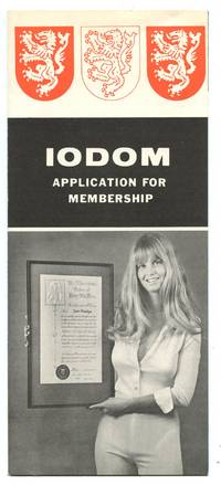 image of IODOM (The Illustrious Order of Dirty Old Men) membership form