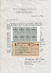 1943 – A clever and elaborate cocktail party invitation with two professionally printed similitudes of World War II ration books