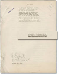 image of Hotel Imperial (Original screenplay for the 1939 film)
