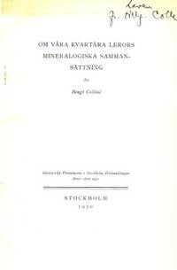 Om våra kvartära lerors mineralogiska…