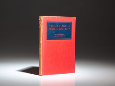 New York: The Brooks-Bryce Foundation, 1927. First Edition. Paper Boards. Very good. The Brooks-Bryc...