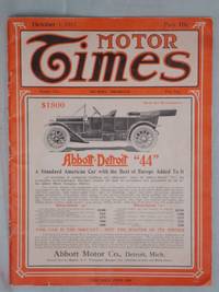 Motor Times, No. 5, First Year, Detroit