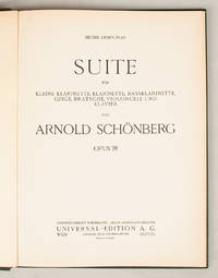[Op. 29]. Suite [Full score]