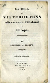 En blick på vitterhetens närvarande tillstånd i…