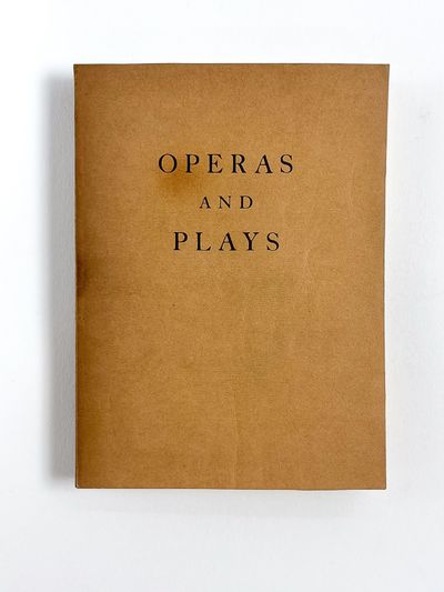 OPERAS AND PLAYS