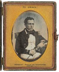 Quarter-Plate Daguerreotype of Herbert Philip de Kantzow, Captain of an Atlantic Slave Trade Suppression Ship in the West Africa Squadron. 1849 by Herbert Philip de KANTZOW - from Between the Covers- Rare Books, Inc. ABAA (SKU: 438234)