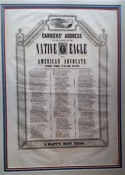To the Patrons of the Native Eagle and American Advocate for the Year 1847
