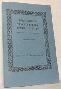 Personversar tryckta i Skara under 1700-talet.…