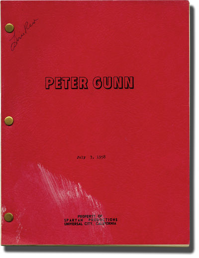 Archive of scripts for 56 episodes of "Peter Gunn" (Collection of 57 original screenplays from the 1958-1960 television show)
